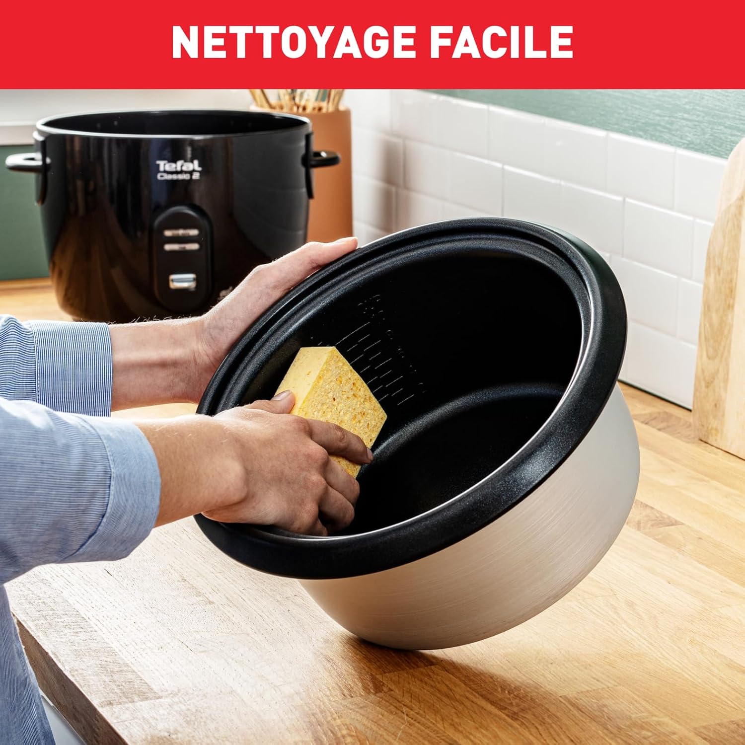 Detalle de Tefal Classic 2 cuiseur à riz 5 L — 1,5 kg de riz 🍚