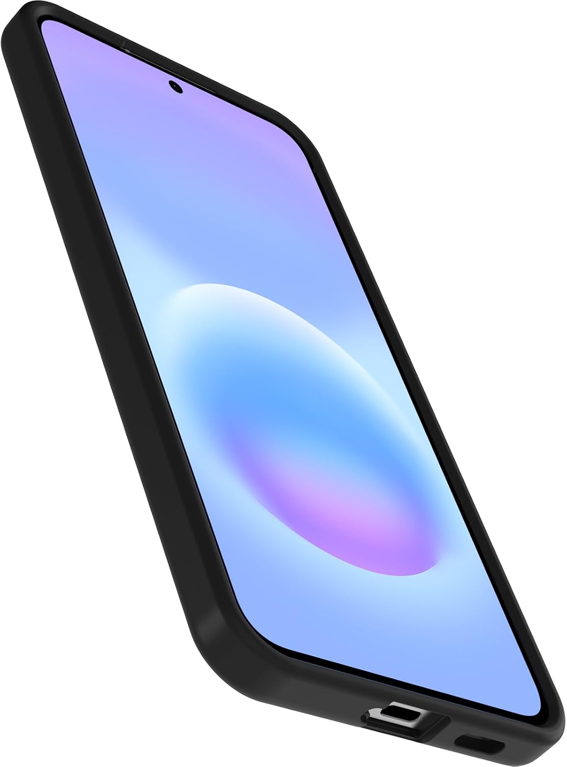 Detalle de OtterBox Cover React Series per Samsung Galaxy A57 5G – Trasparente/Nero, protezione MIL-STD 810G e design ultra-sottile