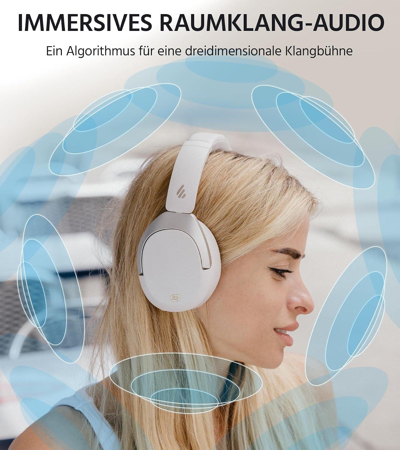 Thumbnail 3 de Edifier W830NB Over Ear Kopfhörer 94 Std.