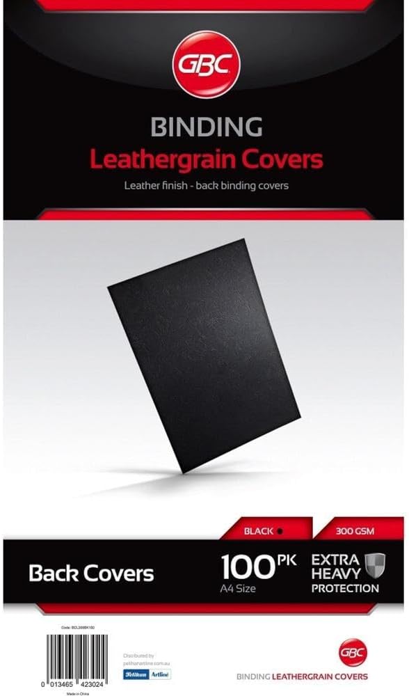 Thumbnail 6 de LeatherGrain Umschlagmaterial A4, blau – 100 Stück