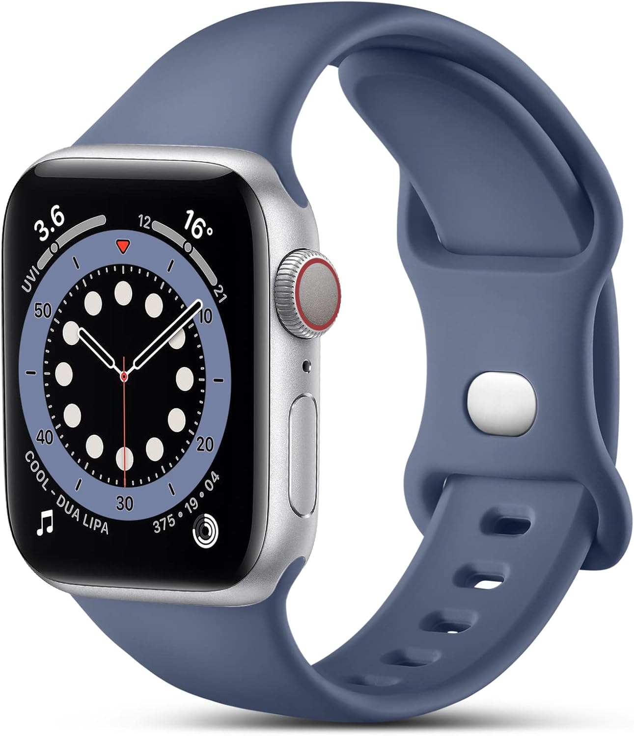 CeMiKa Apple Watch strap 45mm soft silicone band