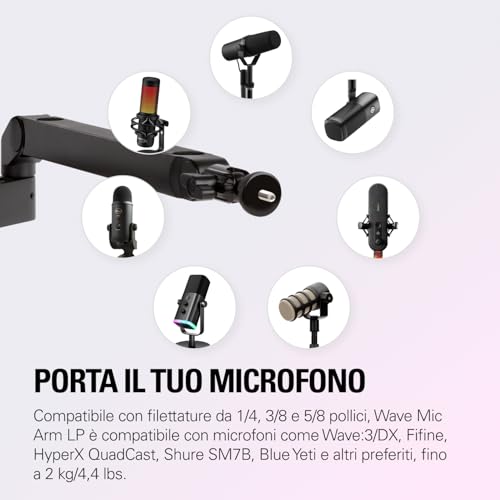 Thumbnail 6 de Elgato Wave Mic Arm (Low Profile) – Braccio snodabile a profilo basso per studio e streaming