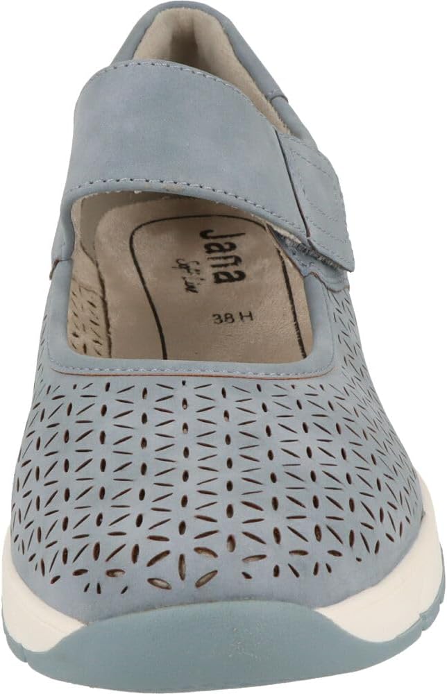 Detalle de Jana Mocassins Femme déperlants Vegan – confort et élégance pour pieds larges