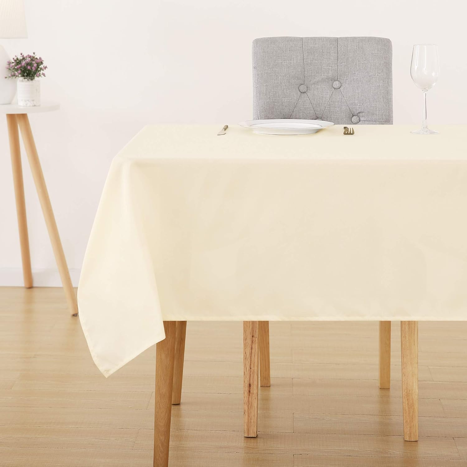 Thumbnail 6 de Deconovo Nappe 132x178cm anti-tâche gris