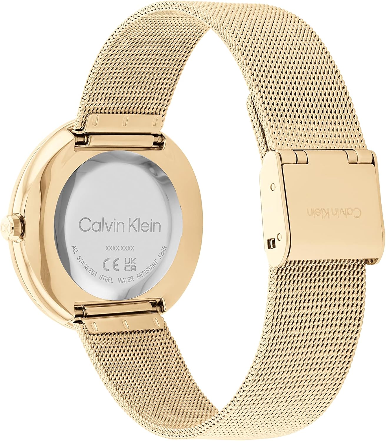 Thumbnail 2 de Calvin Klein Damen-Uhr mit analogem Quarzwerk „Twisted Bezel“ und Edelstahlarmband