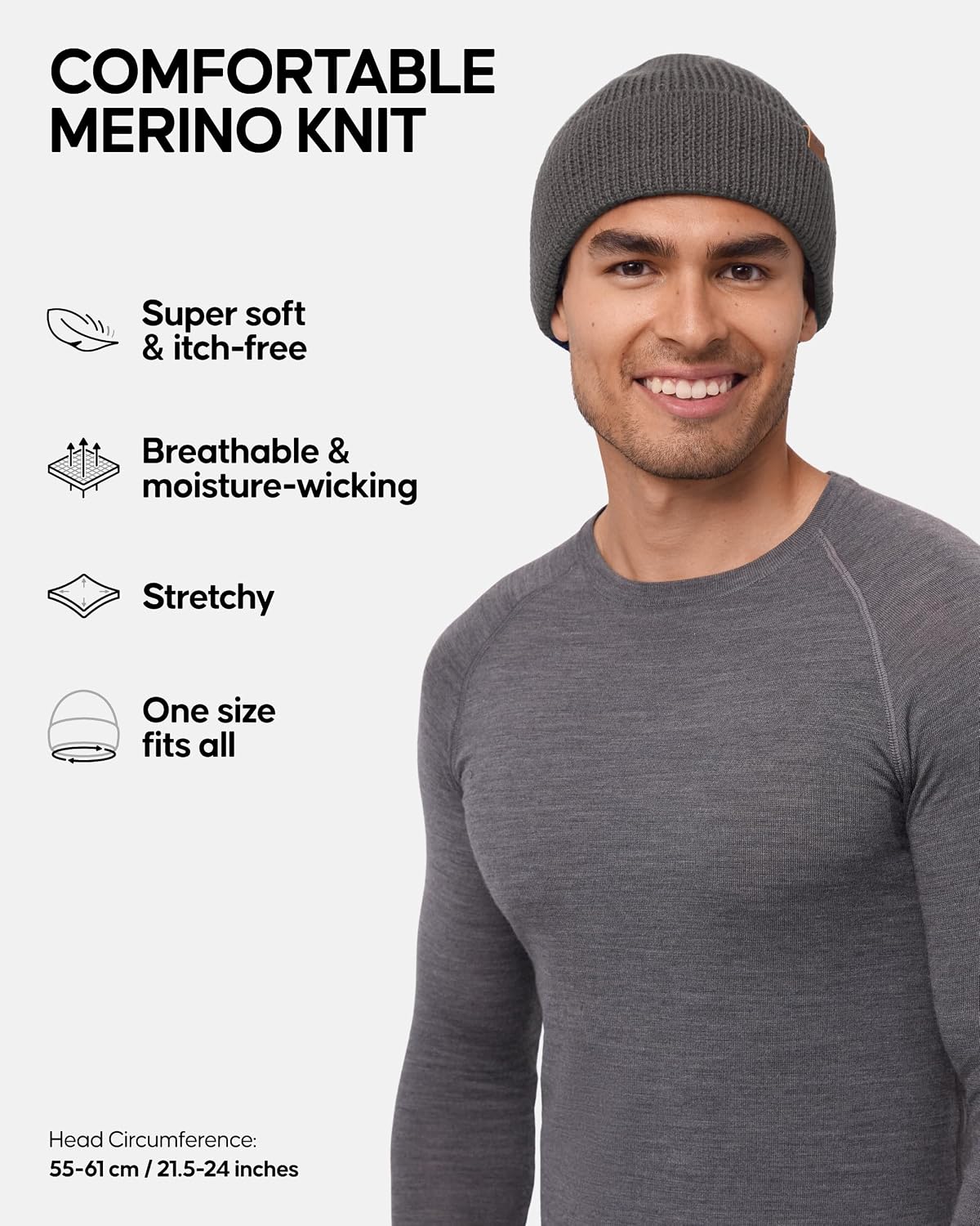 Detalle 2 de Danish Endurance Merino Wool Beanie