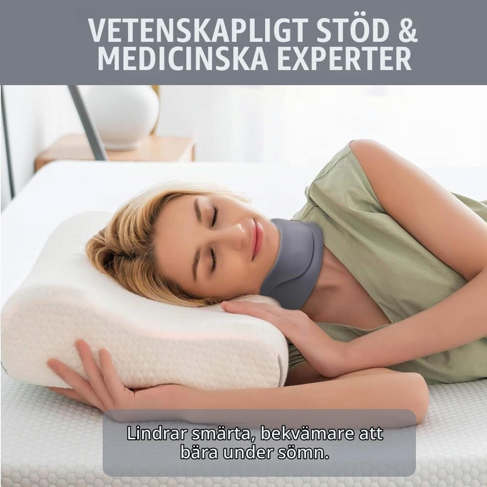 Detalle 2 de ACWOO nackkrage M i mjukt skum med justerbar kardborrestängning