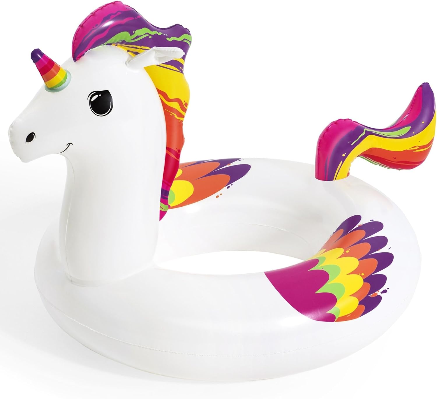 Bouée Licorne 91 cm – Matelas gonflable pour enfants, livré avec rustines