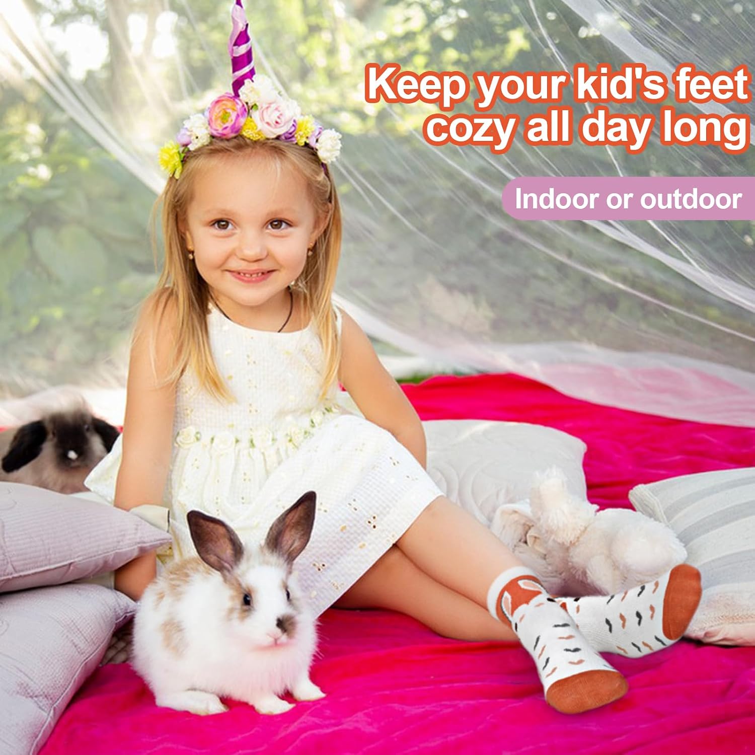 Thumbnail 3 de GRPSKCOS Toddler Non Slip Socks 12 Pack