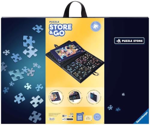 Detalle de Ravensburger Store & Go – Puzzle-Sortierschale, Unterlage und Aufbewahrung in einem