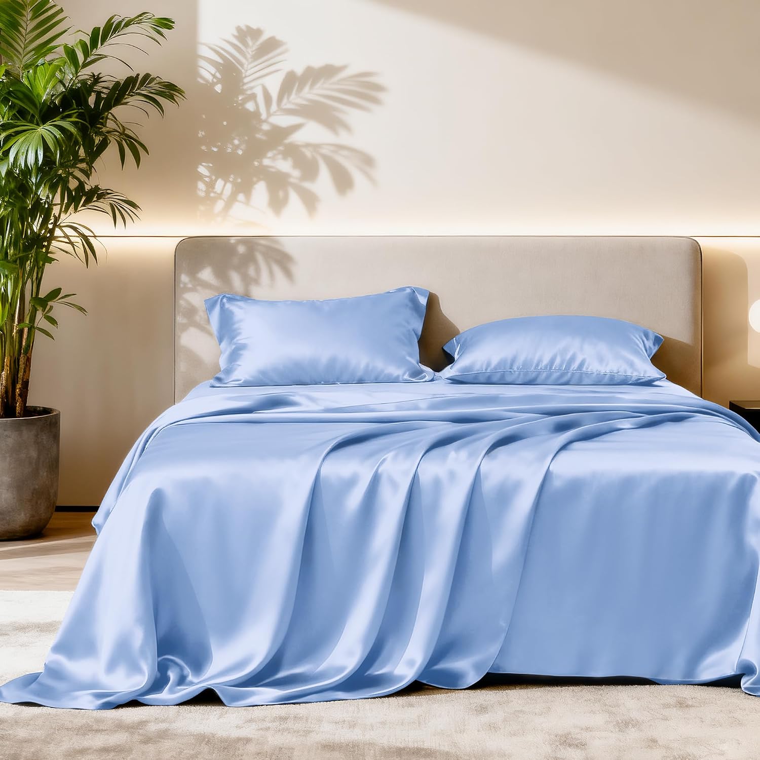 Detalle de Love's cabin Satin Queen Sheets