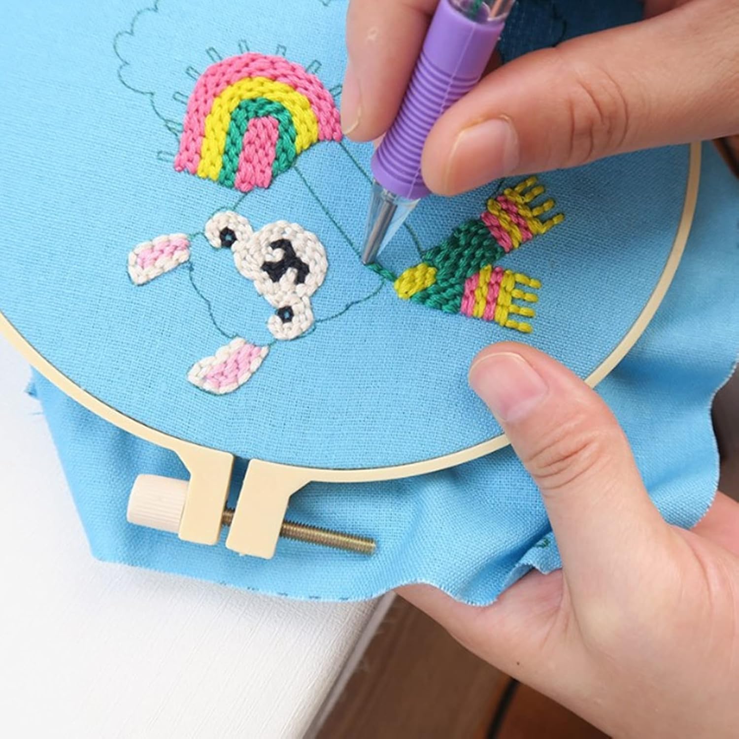 Thumbnail 5 de SYXLS Stickerei Starter Kit – Einsteiger-Set für DIY-Stickereien mit Anleitung