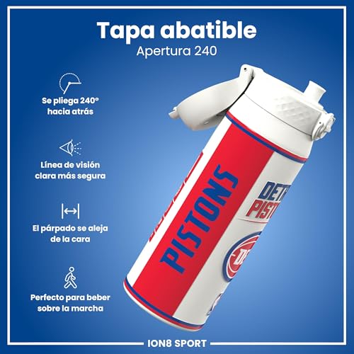 Detalle 2 de ion8 NBA Detroit Pistons Botella térmica 750 ml 🥤