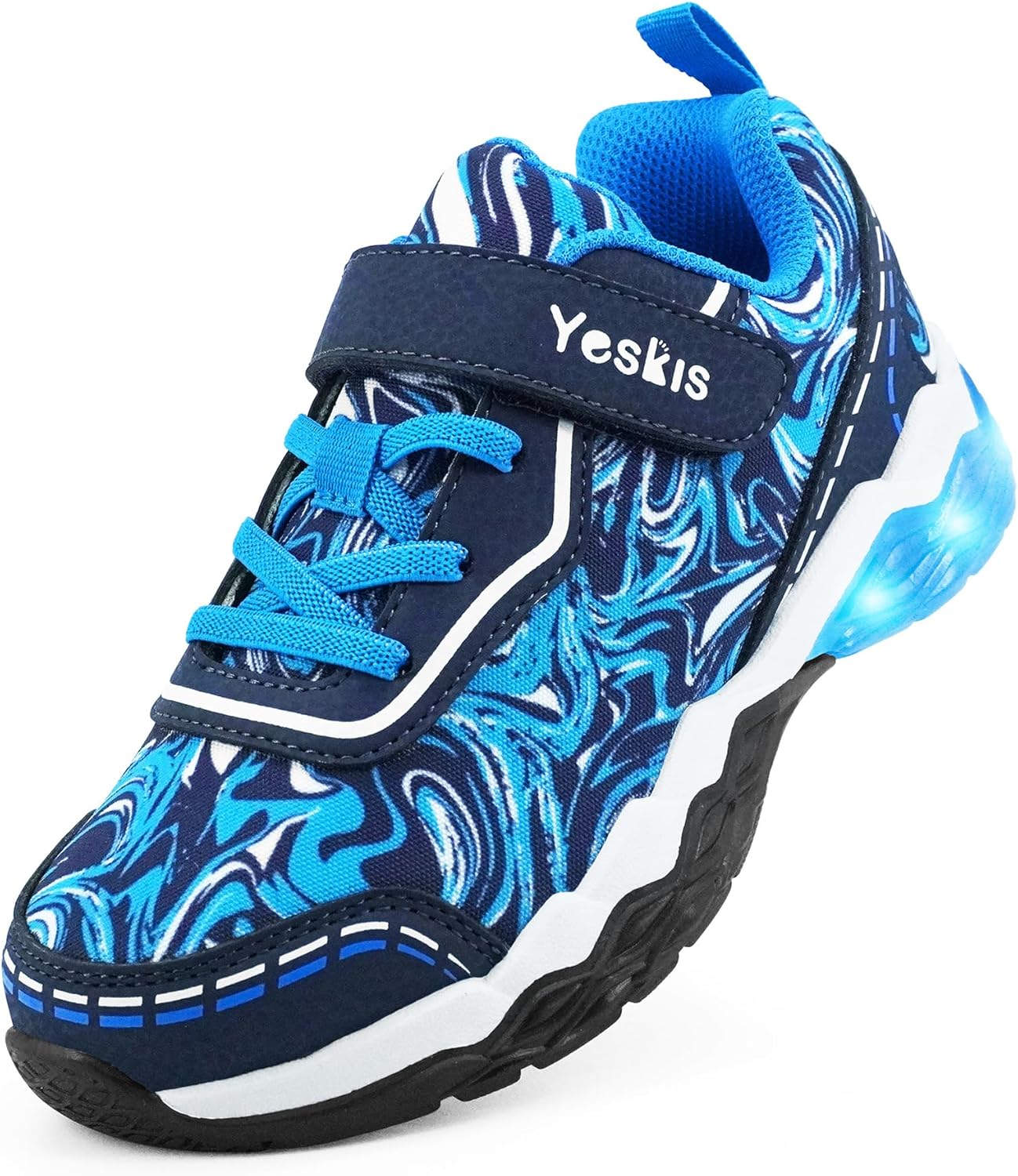 Thumbnail 5 de YESKIS Toddler Light Up Shoes: Breathable Mesh, Easy-On Strap, and Non-Slip Safety