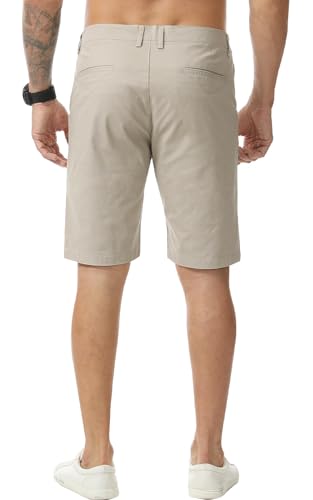 Detalle 2 de Zetieny Men’s 7”/9” Chino Shorts Casual – Elasticated Waist, 4 Pockets