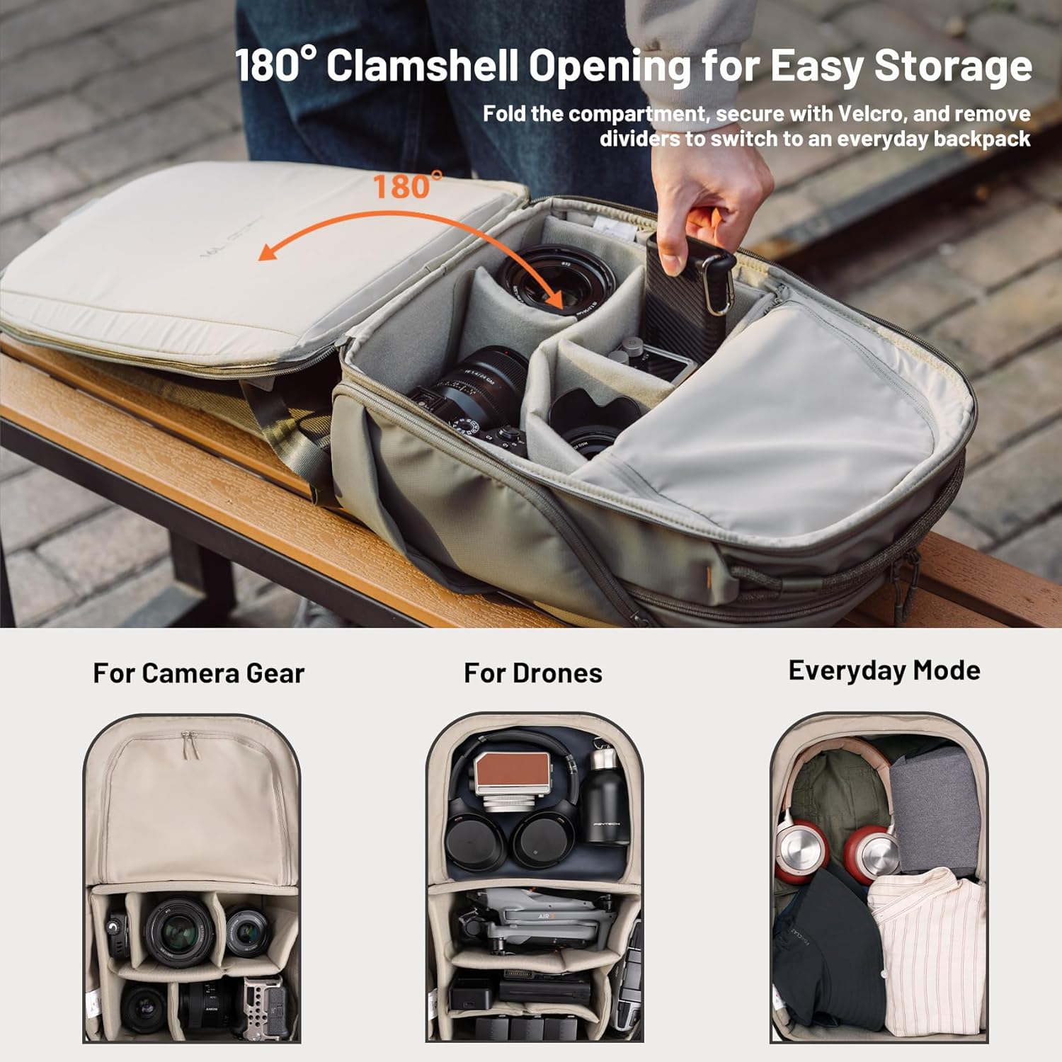 Thumbnail 1 de PGYTECH OneGo Lite Camera Backpack 16L – Lightweight, Water-Resistant Backpack for DSLR/Mirrorless Gear