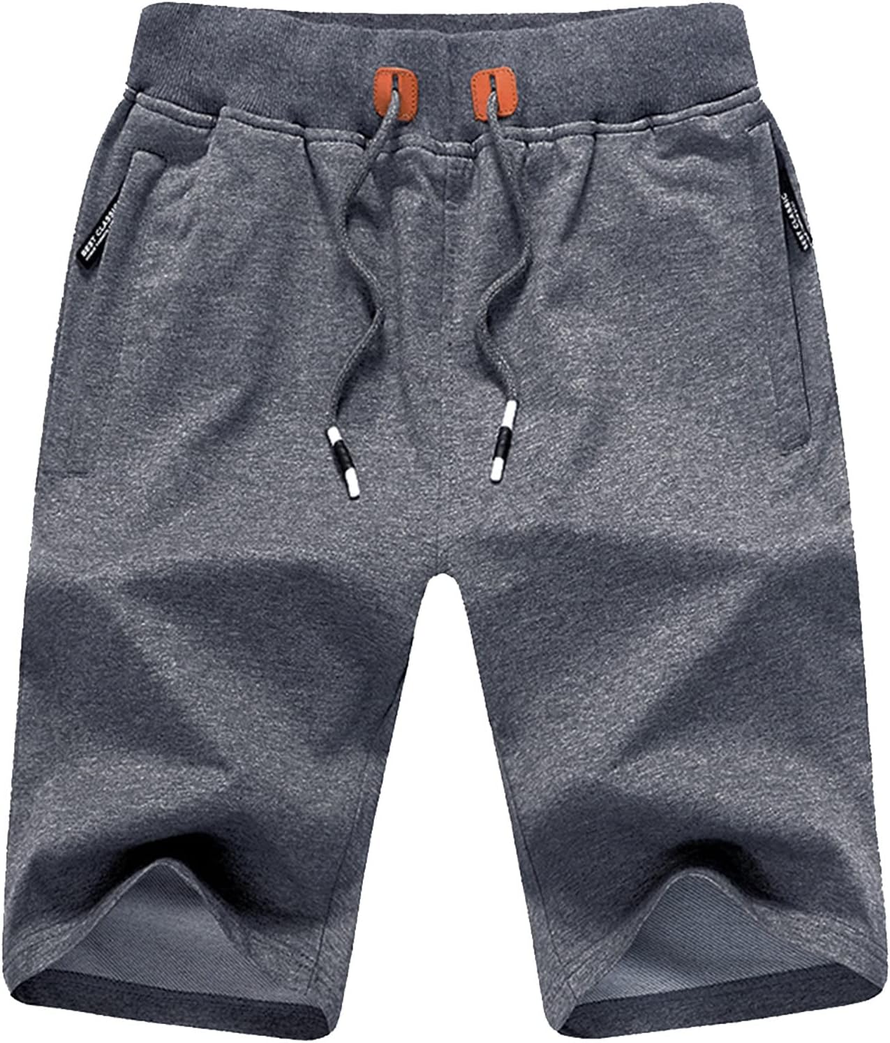Thumbnail 5 de JustSun Men's Casual Sports Joggers Shorts with Elastic Waist and Zip Pockets