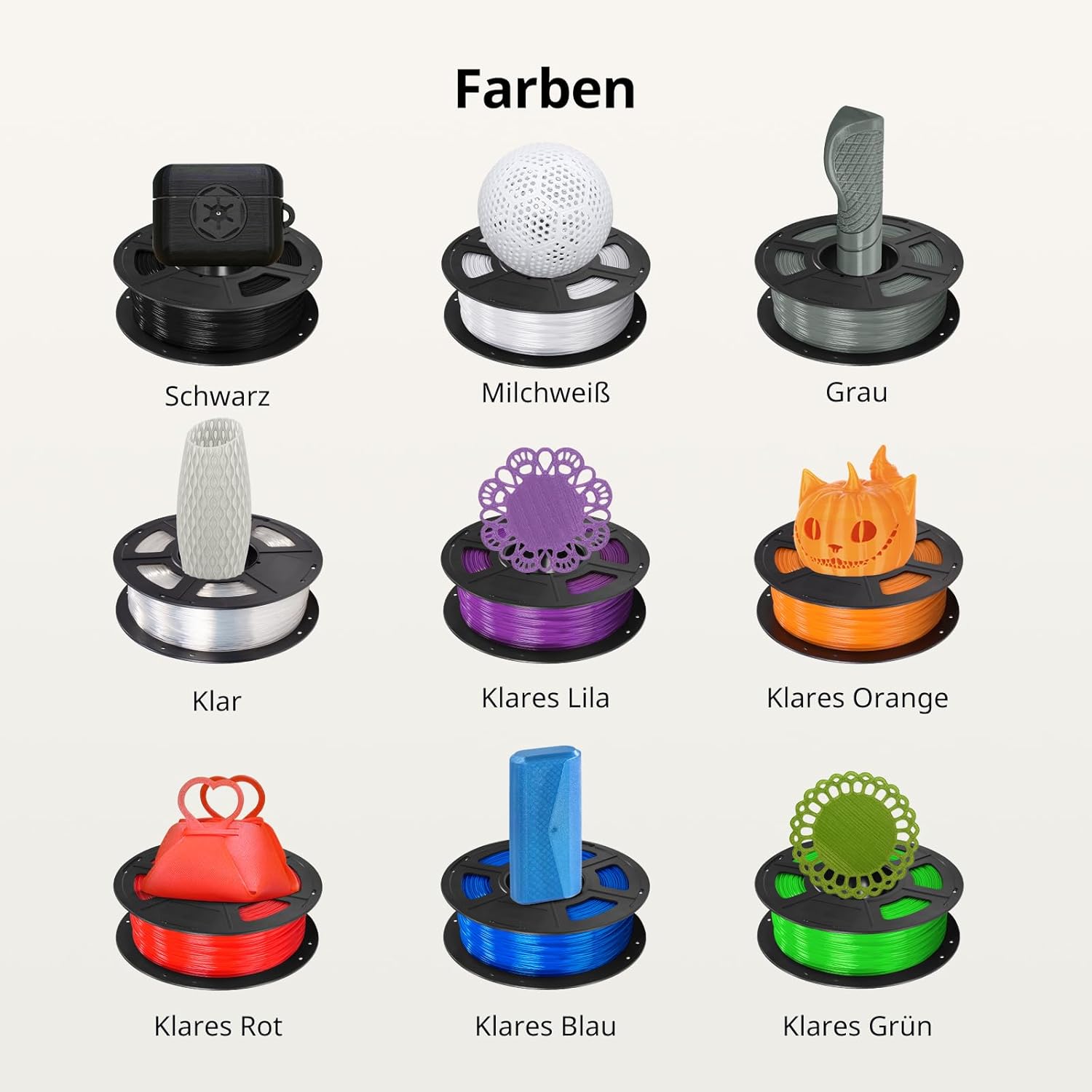 Thumbnail 6 de ANYCUBIC TPU Filament 1,75 mm 95A – flexibles 3D-Druckerfilament in Schwarz, 1 kg