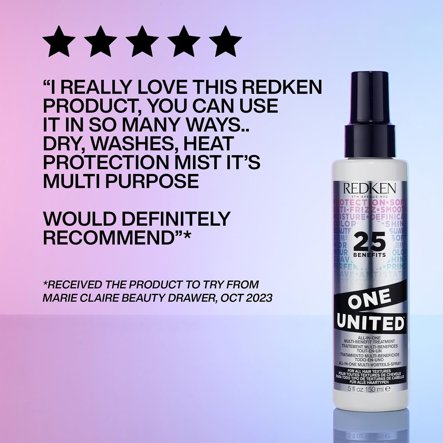 Thumbnail 6 de Redken One United 25 Multi-Benefits Leave-In Conditioner & Treatment Spray (150 ml)
