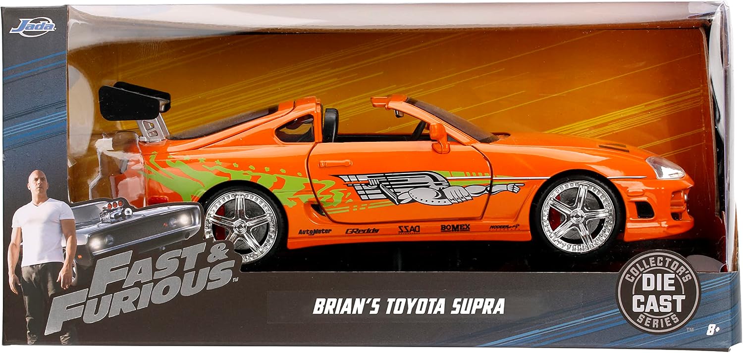 Detalle 2 de Jada Toys 253203005 Brian’s 1995 Toyota Supra 1:24