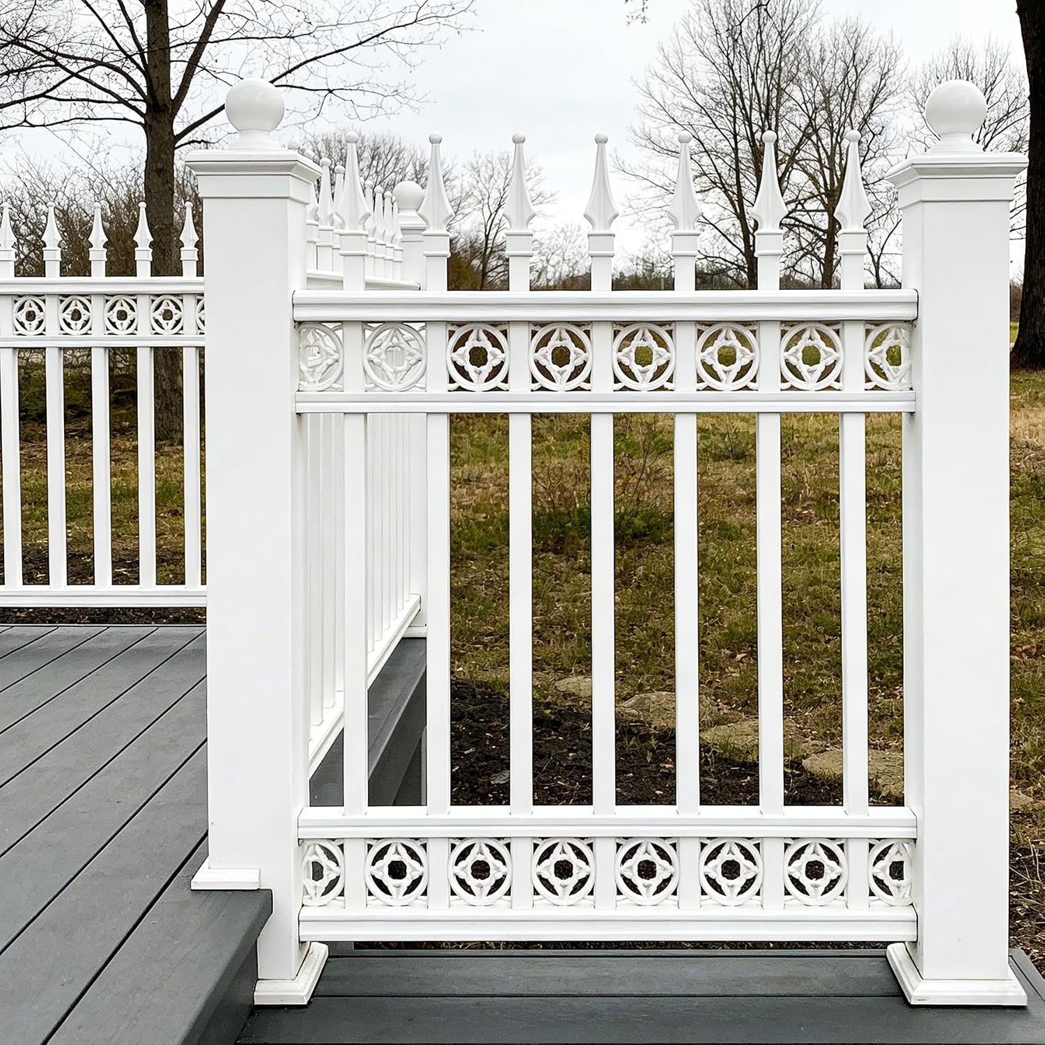 Detalle 2 de ZXNhome Fence Finials for 3/4-Inch Square Posts