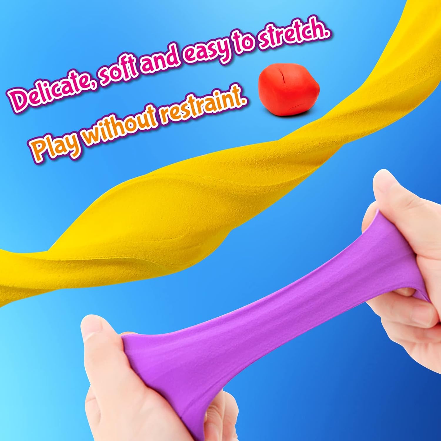 Thumbnail 2 de Air Dry Clay 27 Colours: Creative Modelling Clay for Kids (No Baking Required)