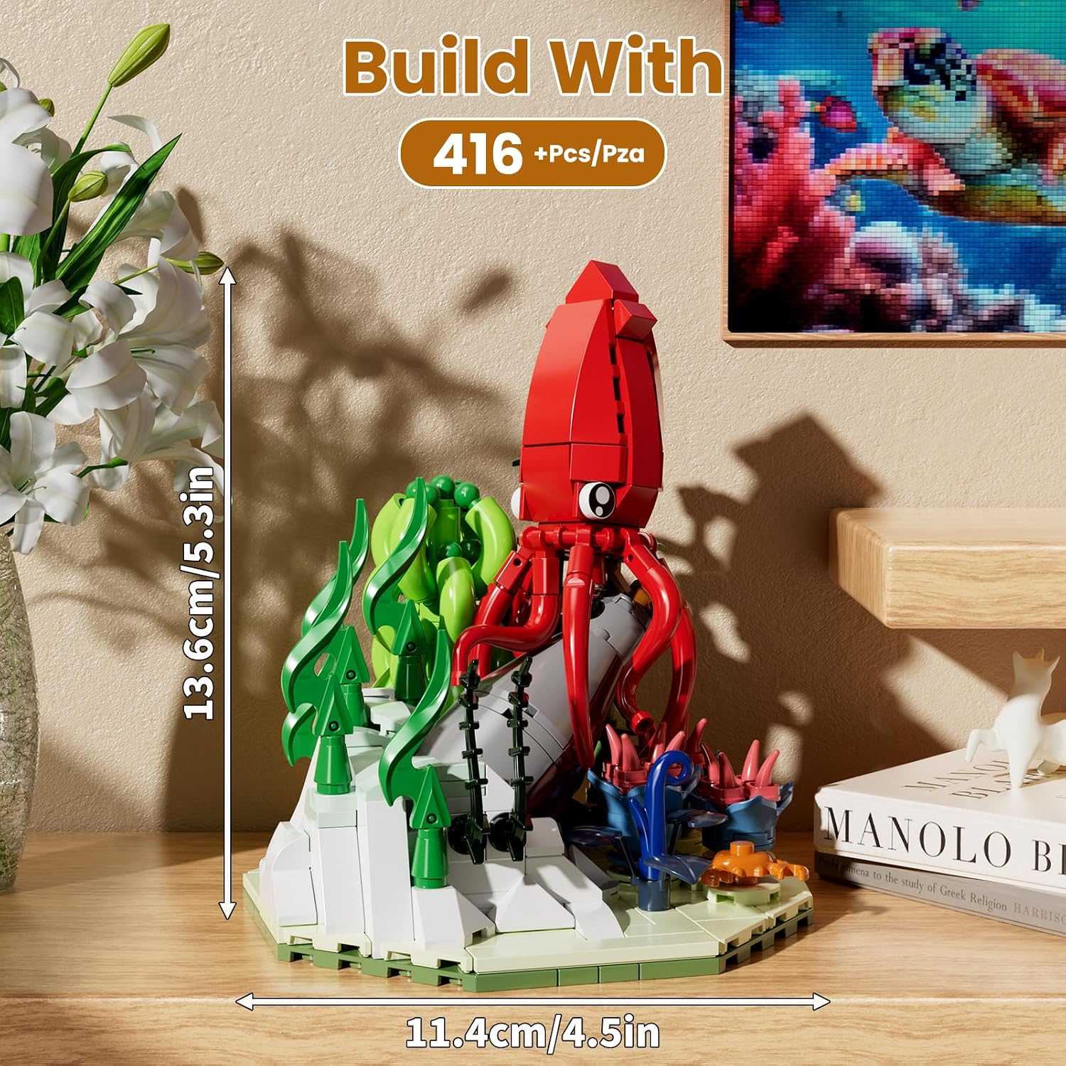 Thumbnail 1 de Mould King 10174 Tintenfisch Bauspielset 416 Teile 🧩