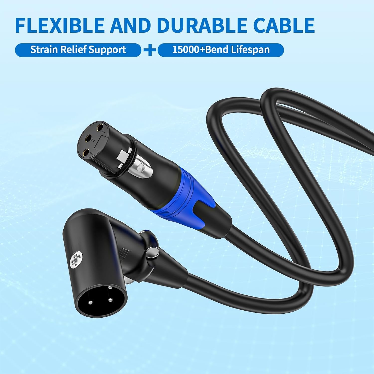 Detalle de Seefeful XLR Extension Cable 20FT