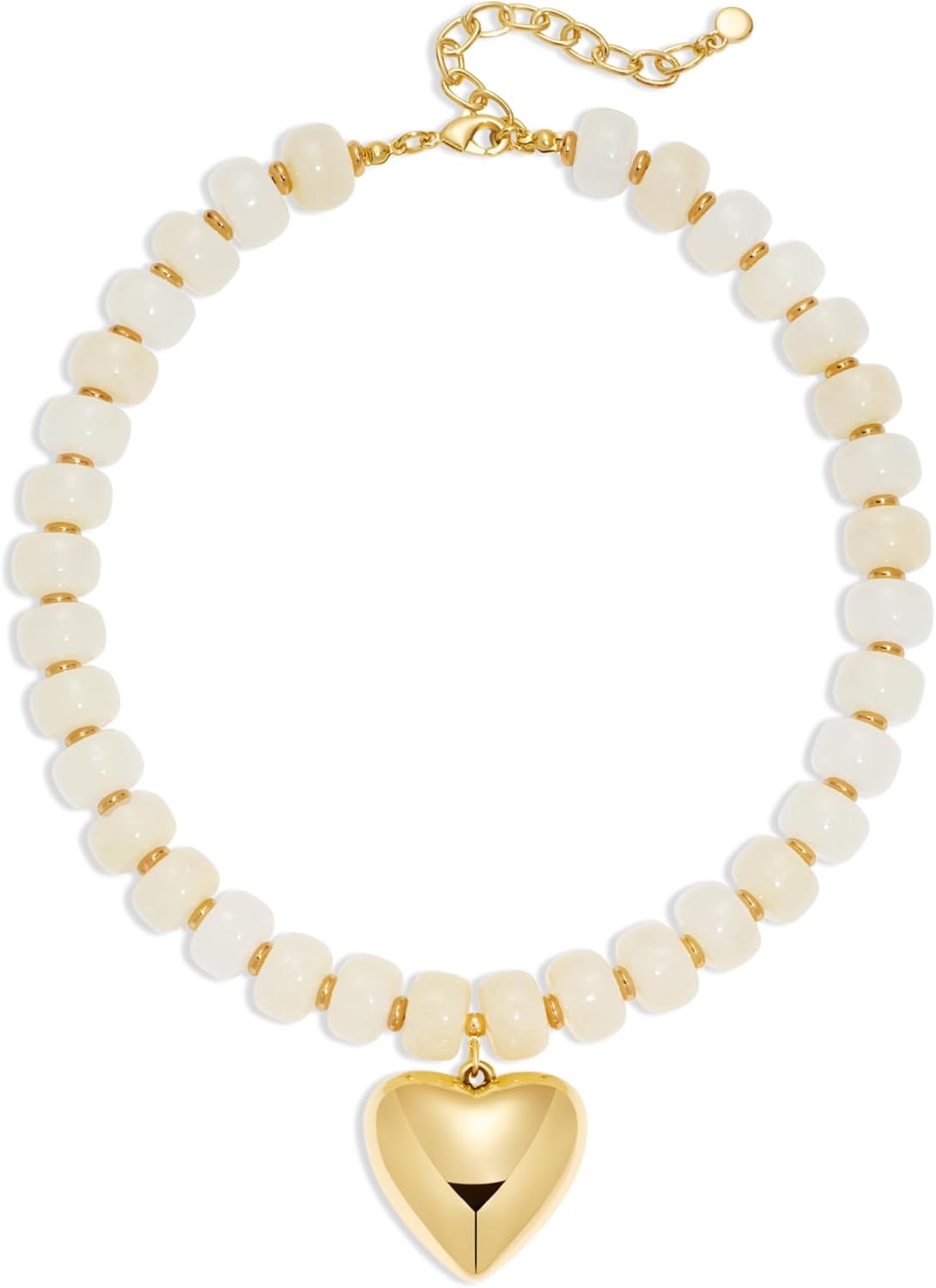 Thumbnail 6 de LILIE&WHITE Resin Chunky Beaded Necklace for Women – Boho Minimalist Statement Jewelry