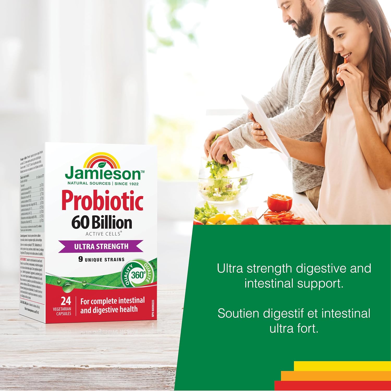 Thumbnail 4 de Jamieson 9006 Probiotic Capsules, 60 Billion CFU, 9 Strains