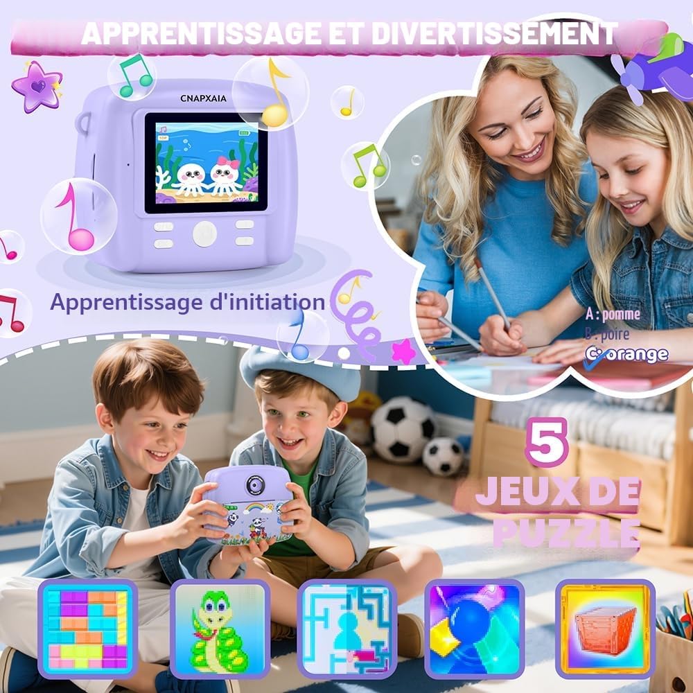Thumbnail 4 de CNAPXAIA Appareil Photo Enfants 32GB