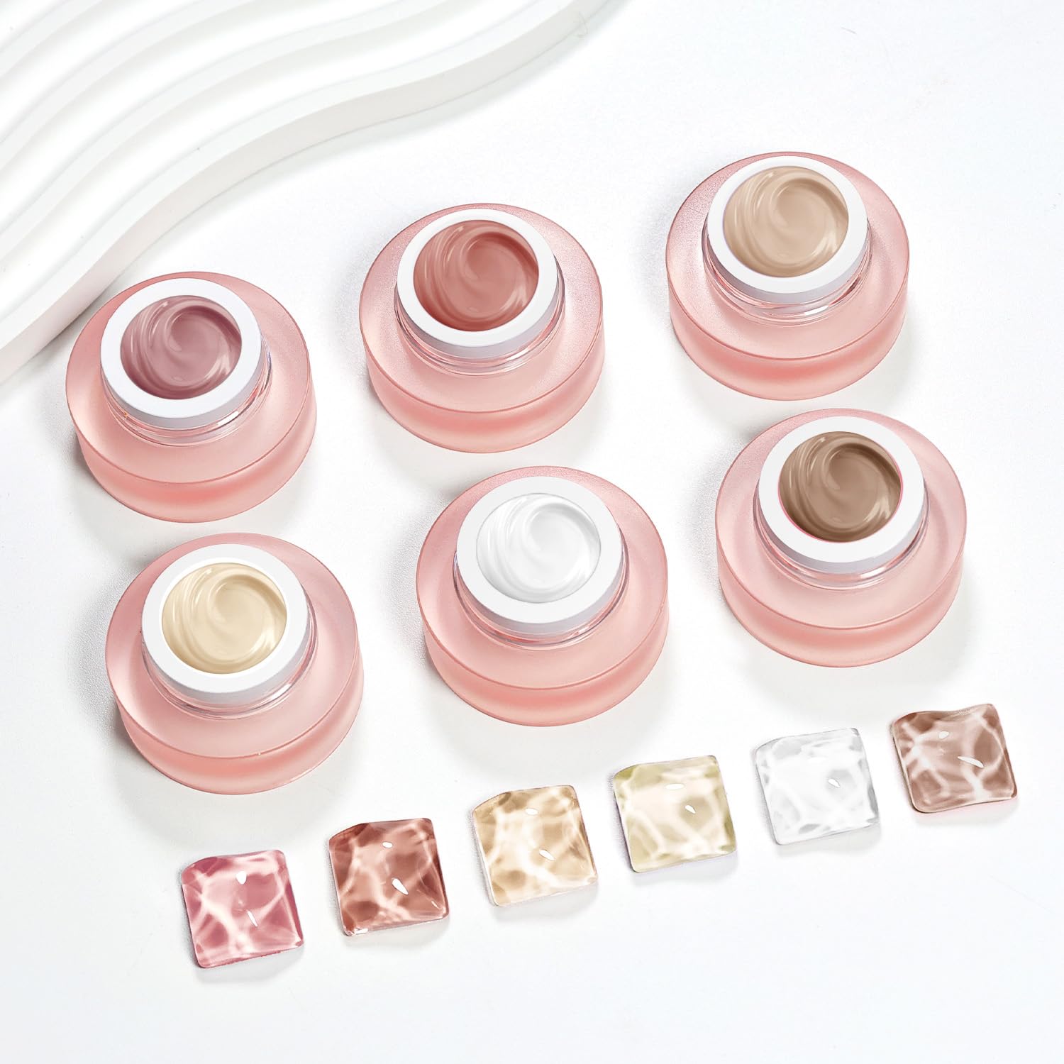 Detalle 2 de JODSONE 6 Farben Pat Painting Gel Nagellack Set