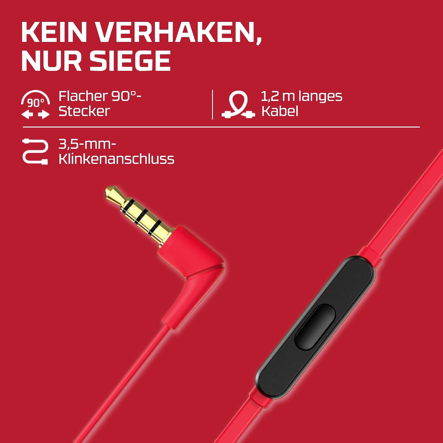 Thumbnail 2 de HyperX Cloud Earbuds II – kabelgebundene Gaming-Ohrhörer mit 14-mm-Treibern