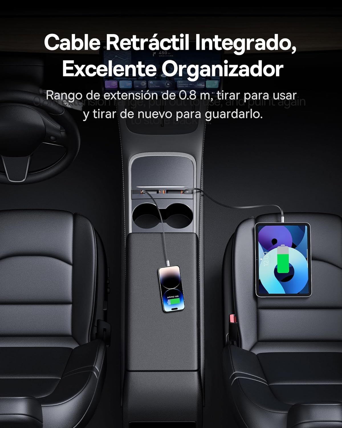 Thumbnail 2 de Baseus Hub USB 45W para Tesla Model Y/3 🚗 Multiport Dock