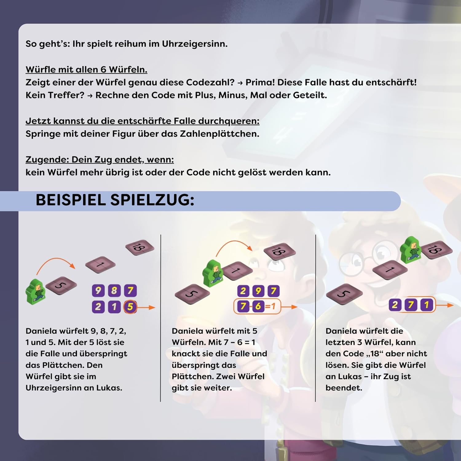 Thumbnail 4 de HABA Geheimcode 13+4 – Lern-Brettspiel & Rechenspiel für Kinder ab 8