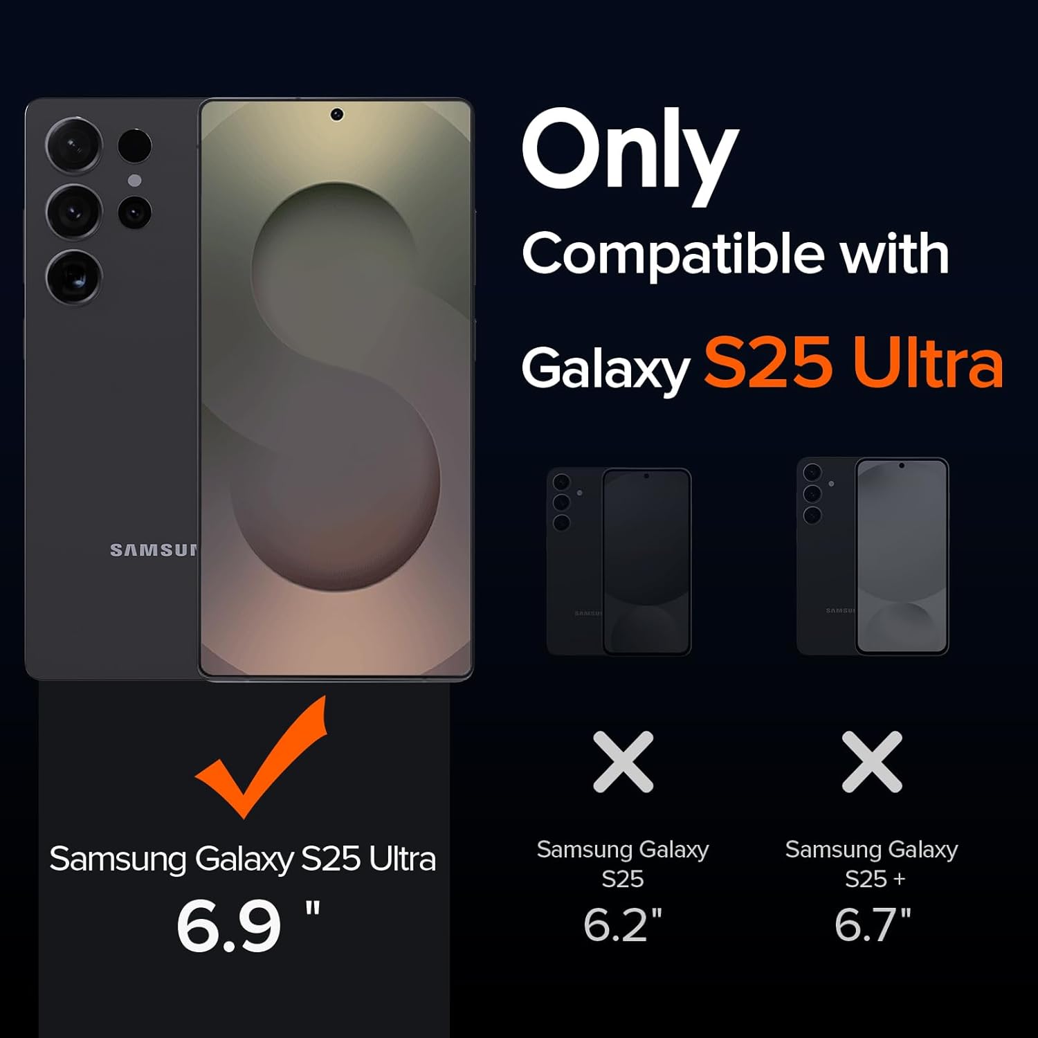 Thumbnail 1 de ivoler Coque Magnétique pour Samsung Galaxy S25 Ultra 5G — Transparente, antichoc et compatible MagSafe