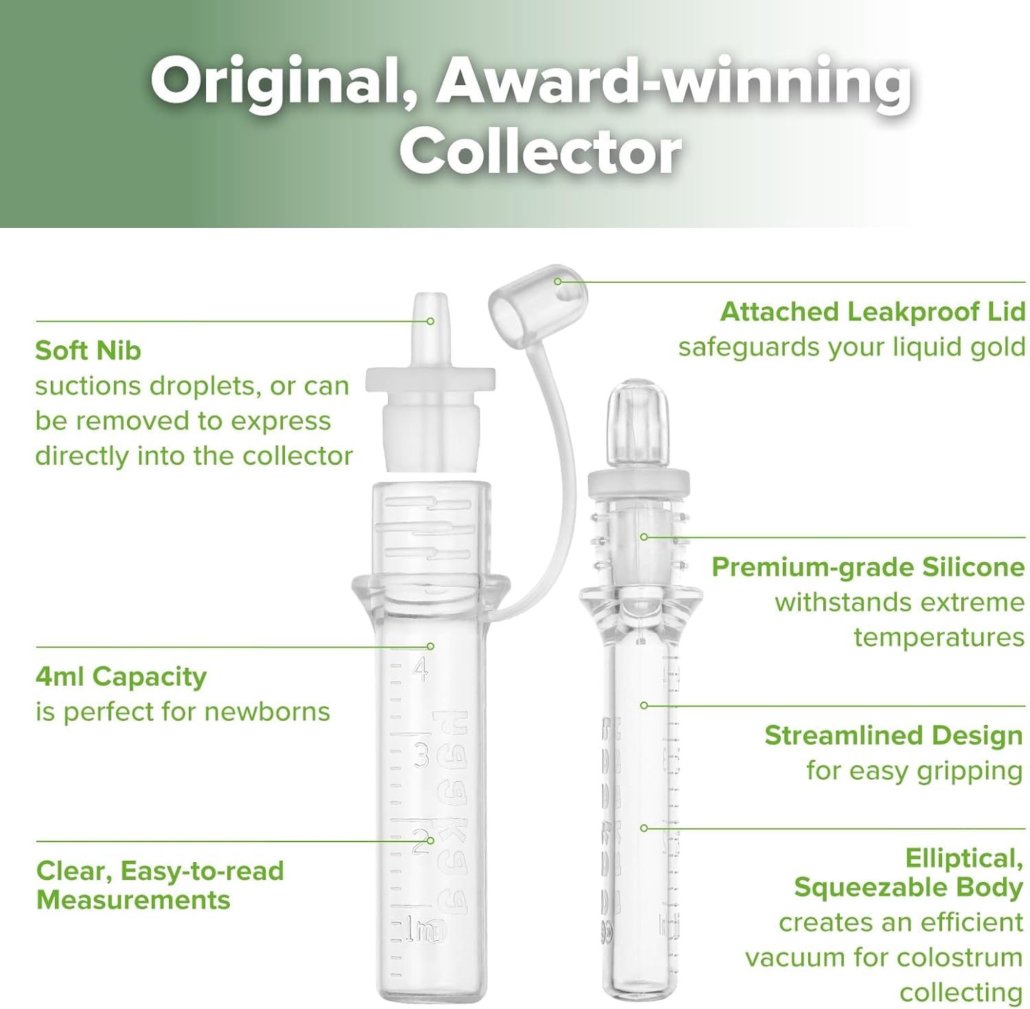 Thumbnail 3 de haakaa Silicone Colostrum Collector Kit 4ml 👶