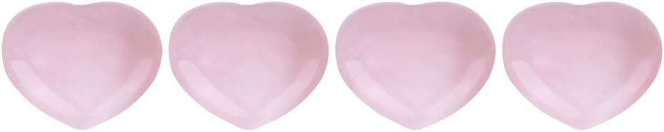 Thumbnail 1 de Roze kwarts hartstenen, 4 stuks – gepolijst decor en Reiki