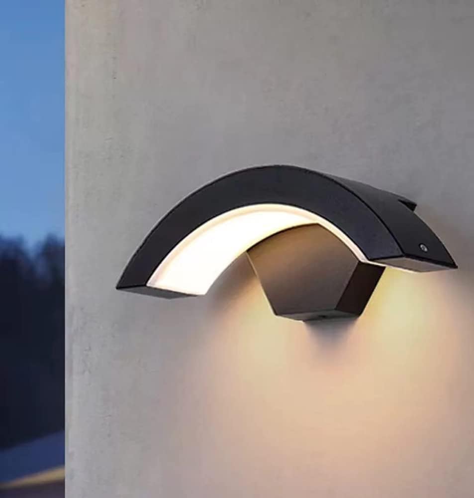 Thumbnail 1 de Aiskdan applique LED da parete esterno/interno in metallo, 24W, IP54 luce calda 3000K