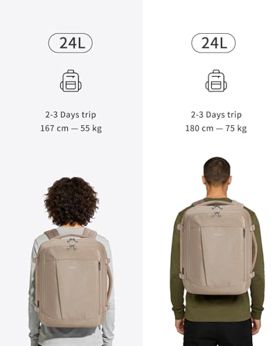 Thumbnail 5 de ECOHUB Mochila de cabina para Ryanair 40x30x20 cm (24 L) con 13 compartimentos, 0,55 kg y tejido PET reciclado