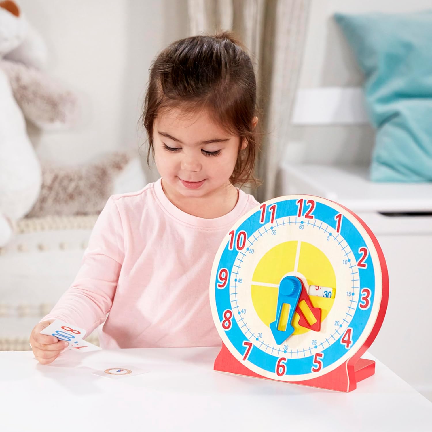 Thumbnail 1 de Melissa & Doug Reloj madera Montessori 4 años
