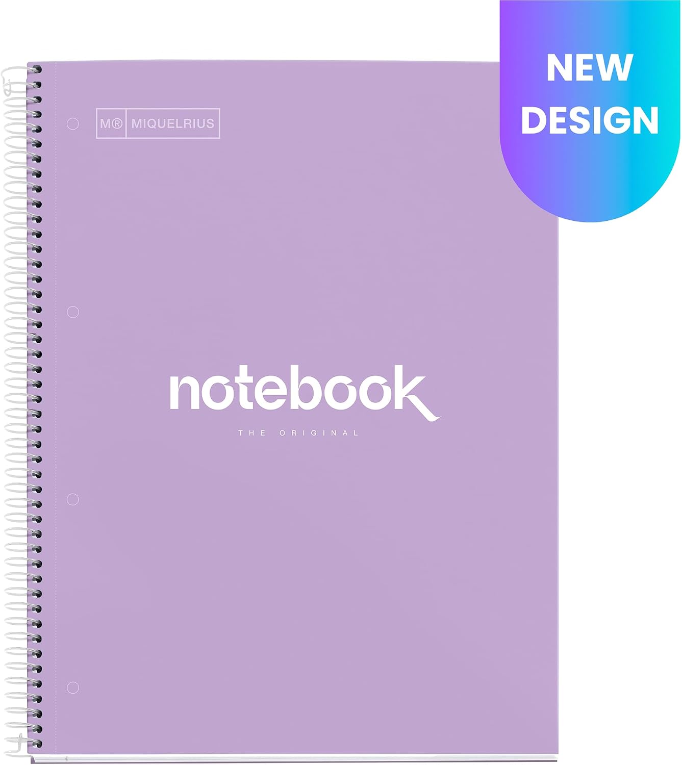 Thumbnail 1 de Miquelrius Notebook Emotions – notatnik A4 w kratkę 5 mm, 90 g/m², lawendowy