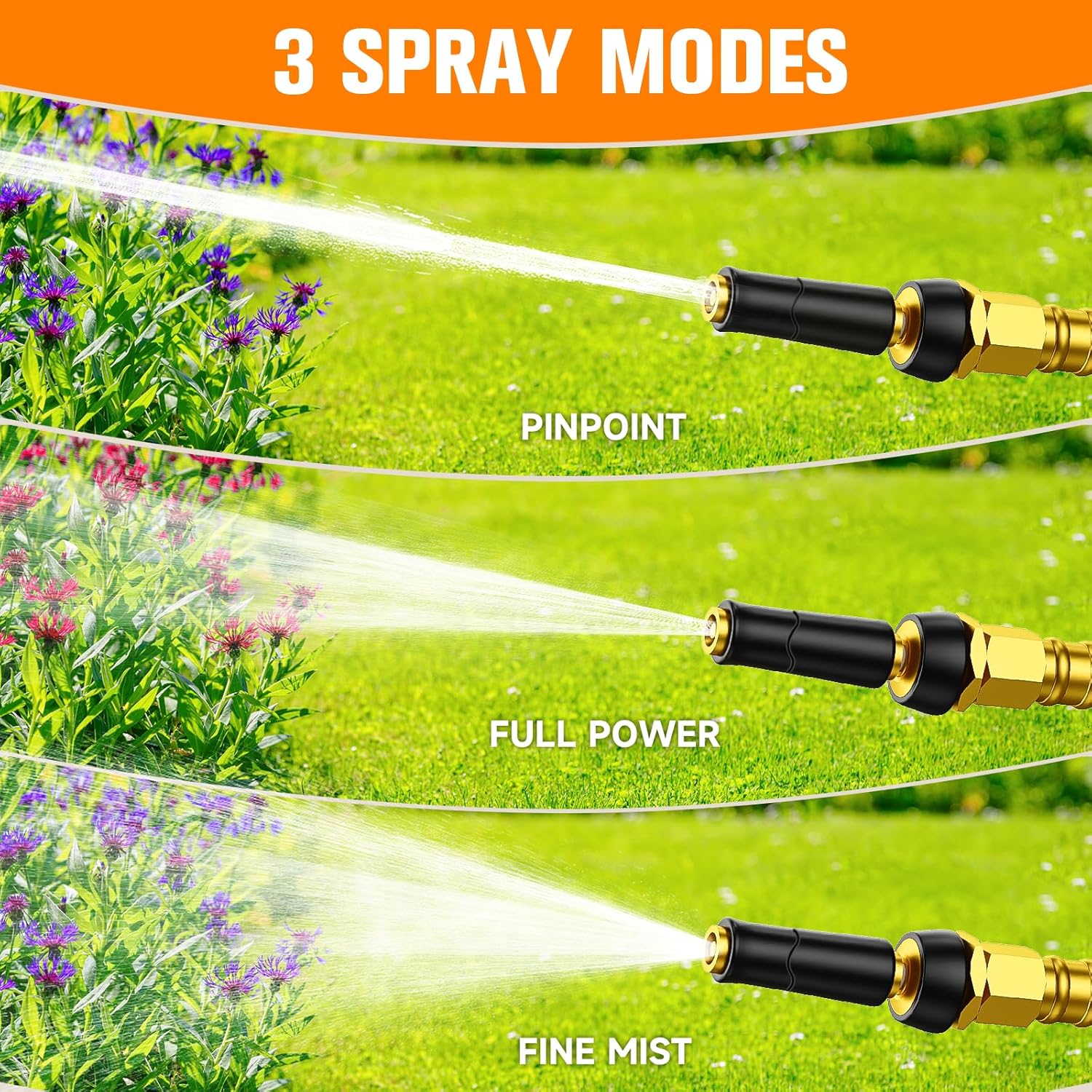 Detalle 2 de Rosy Earth Expandable Garden Hose, 100 FT