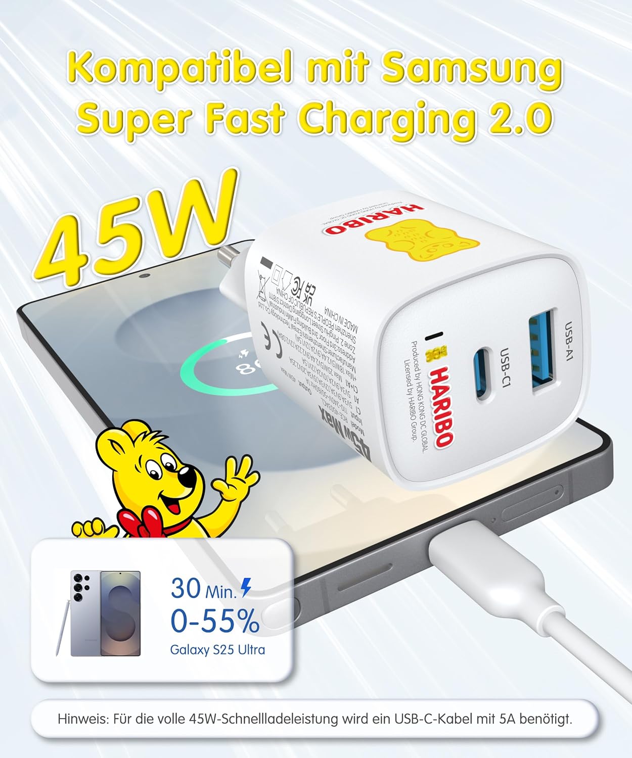 Thumbnail 1 de HARIBO 45W USB C Ladegerät 45W