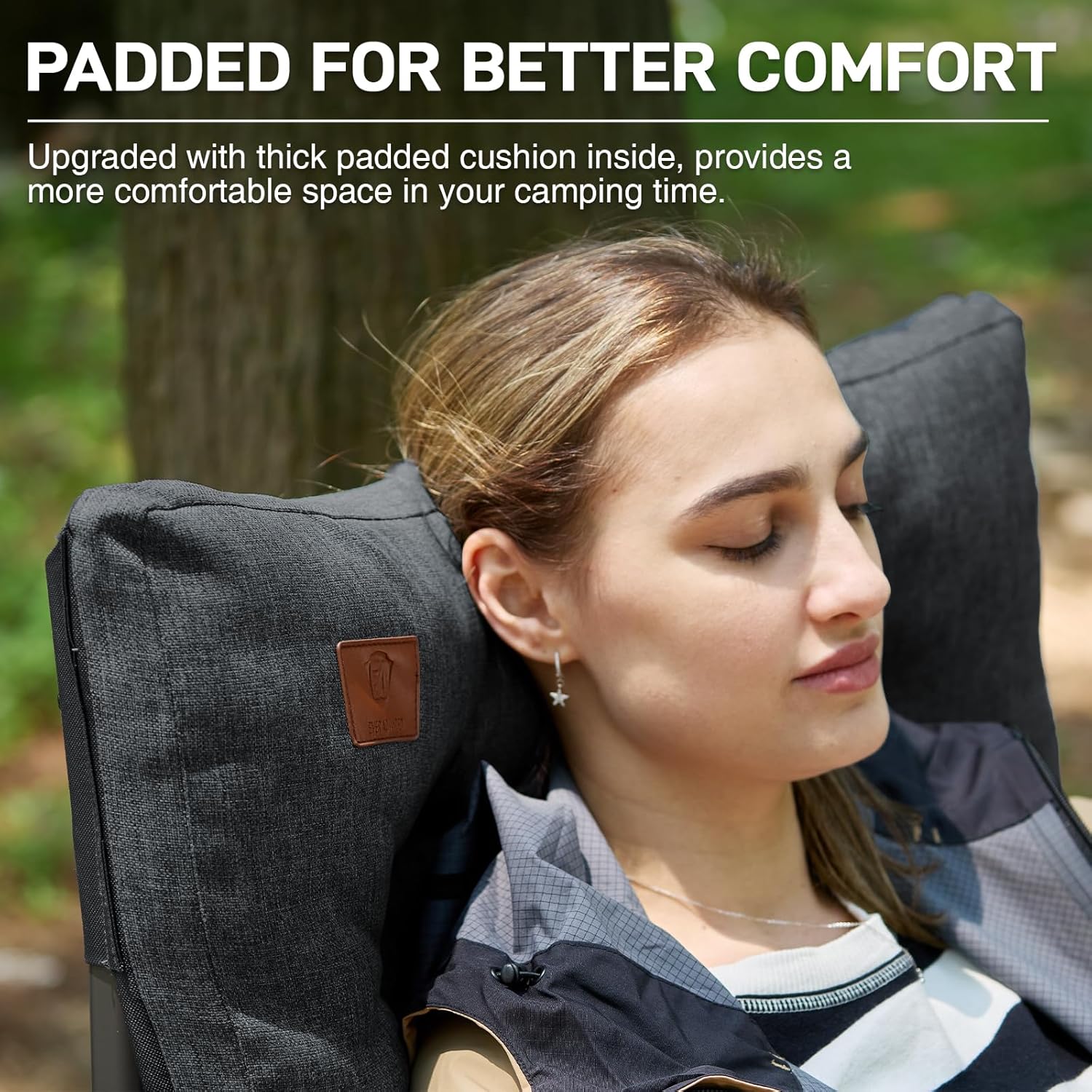 Thumbnail 5 de EVER ADVANCED Oversized Camping Chair 230KG