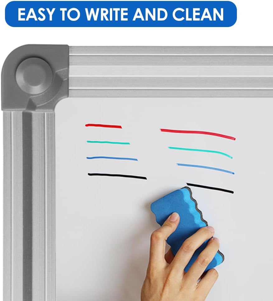 Detalle 2 de XIWODE Magnetic Dry Erase Board 90 x 60cm