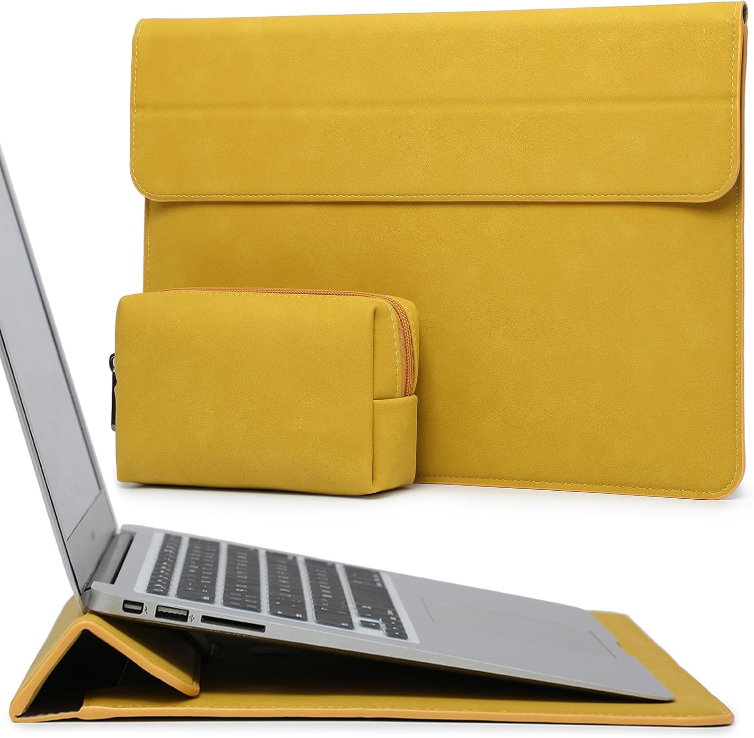 Detalle de HYZUO 13 Inch Laptop Sleeve with Stand
