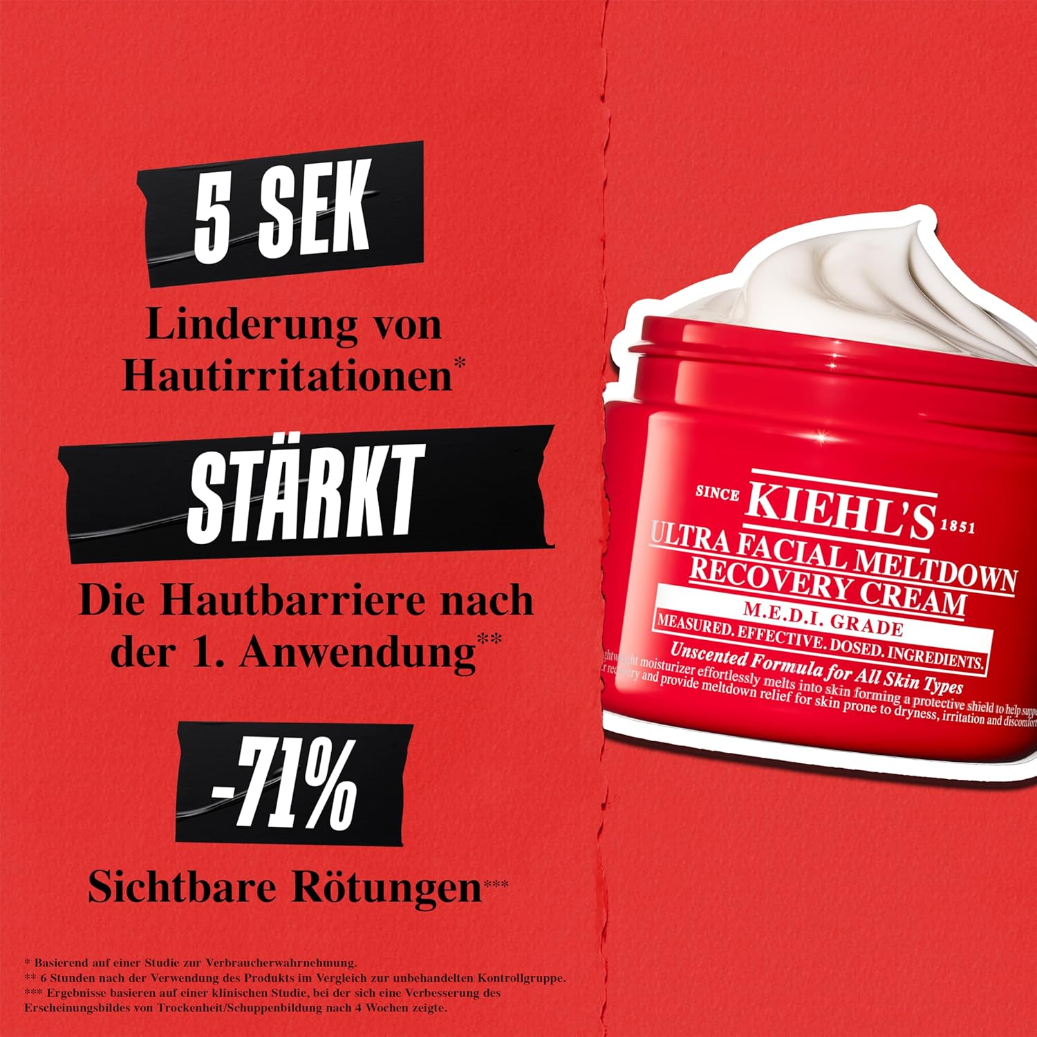 Thumbnail 3 de Kiehl’s Ultra Facial Meltdown Recovery Cream (50 ml) – Gesichtscreme für empfindliche, zu Ekzemen neigende Haut