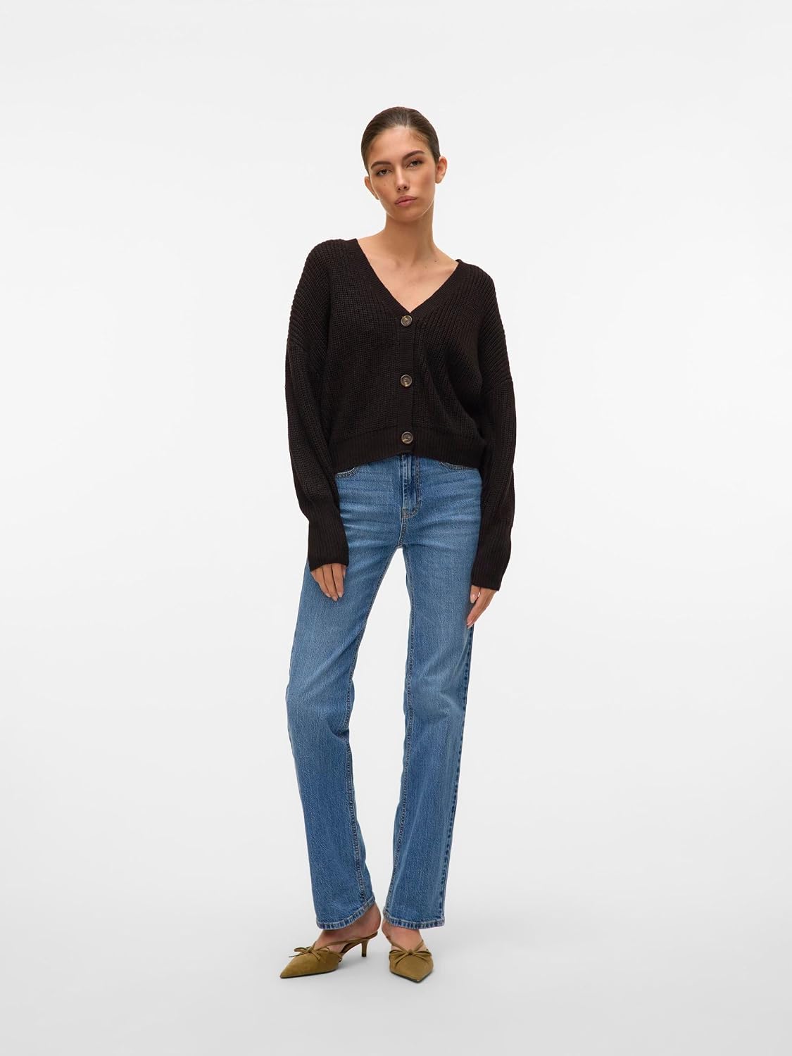 Detalle 2 de VERO MODA VMLEA Strickjacke 100% Acryl