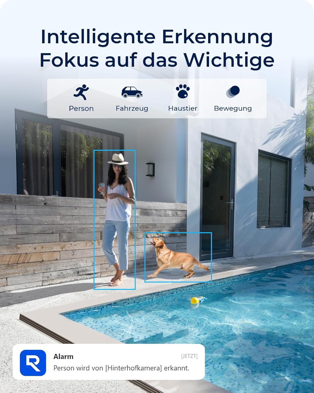 Thumbnail 6 de Reolink 4K PT Solar Überwachungskamera Außen Set – Kabellos, 360°-Schwenk, Farbnachtsicht, Solar & Home Hub